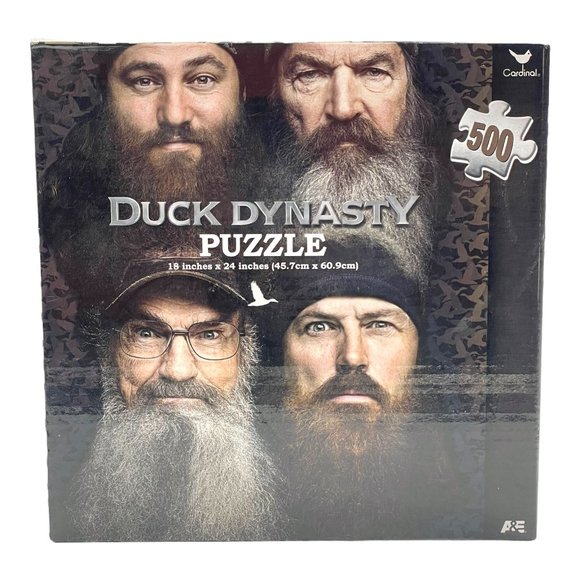 Duck Dynasty Jigsaw Puzzle 18 x 24 500 Cardinal Puzzles SEALED - Picture 1 of 9